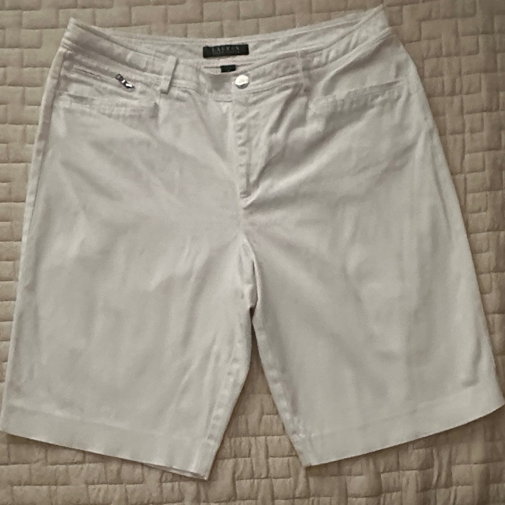 Polo by Ralph Lauren Women's White Bermudas